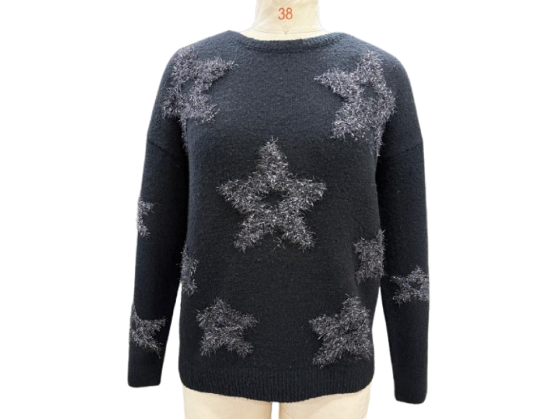 Long Sleeve Jacquard Jumper