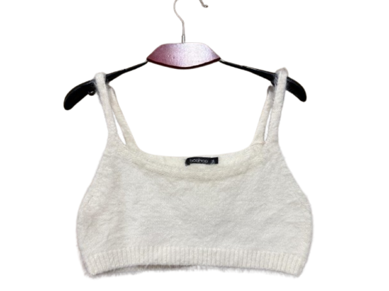 Womens Sleeveless Knitted Sweater Vest - Image 1