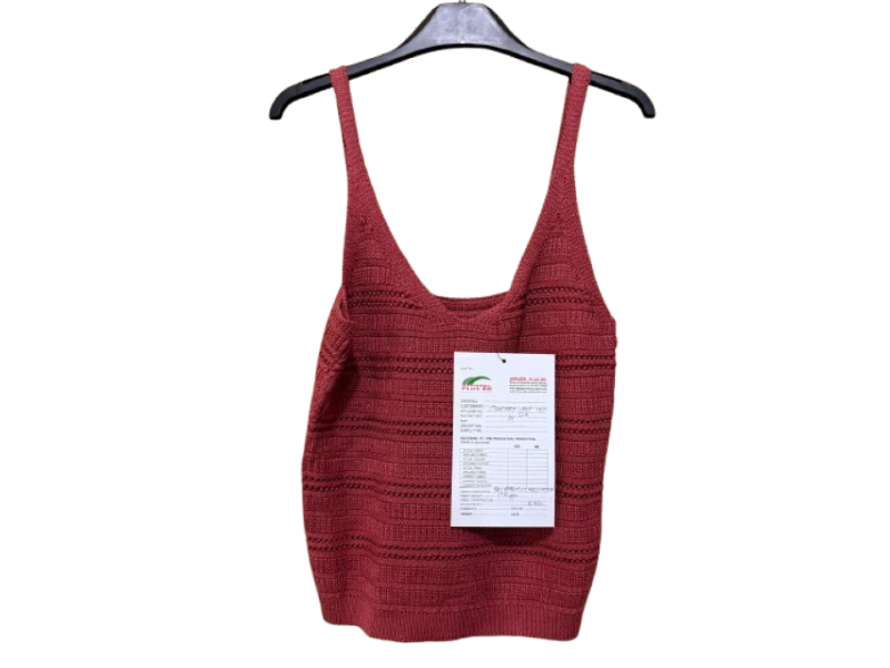 Womens Sleeveless Knitted Sweater Vest - Image 2