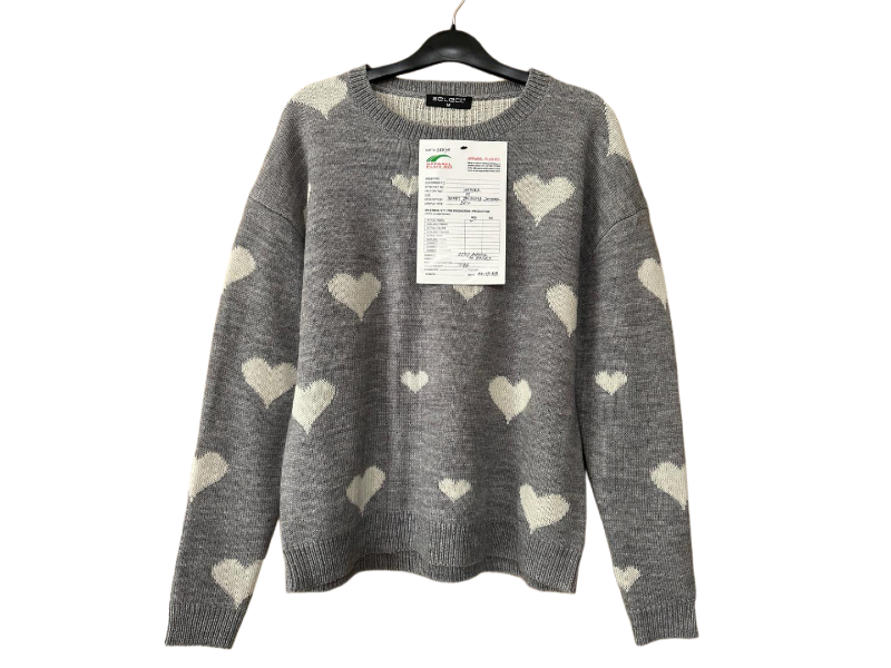 Long Sleeve Jacquard Jumper - Image 1