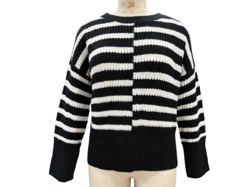 Long Sleeve Jacquard Jumper - Image 8