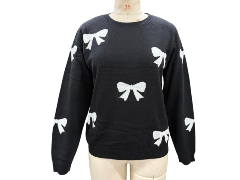 Long Sleeve Jacquard Jumper - Image 9